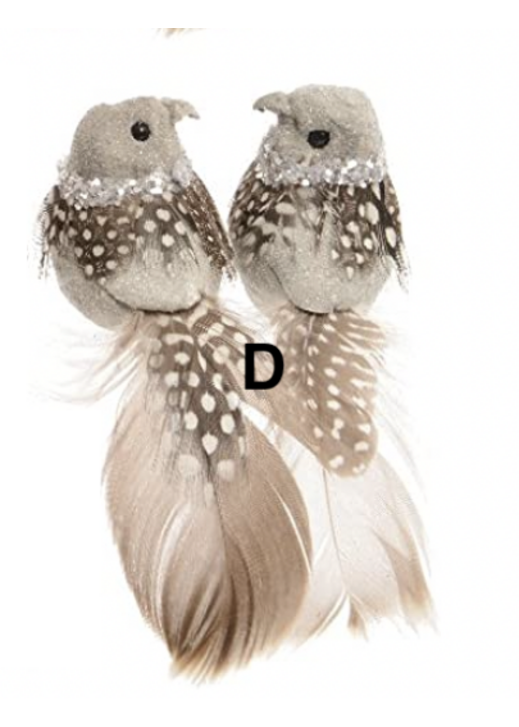 Decoris Clip on birds Box of 2