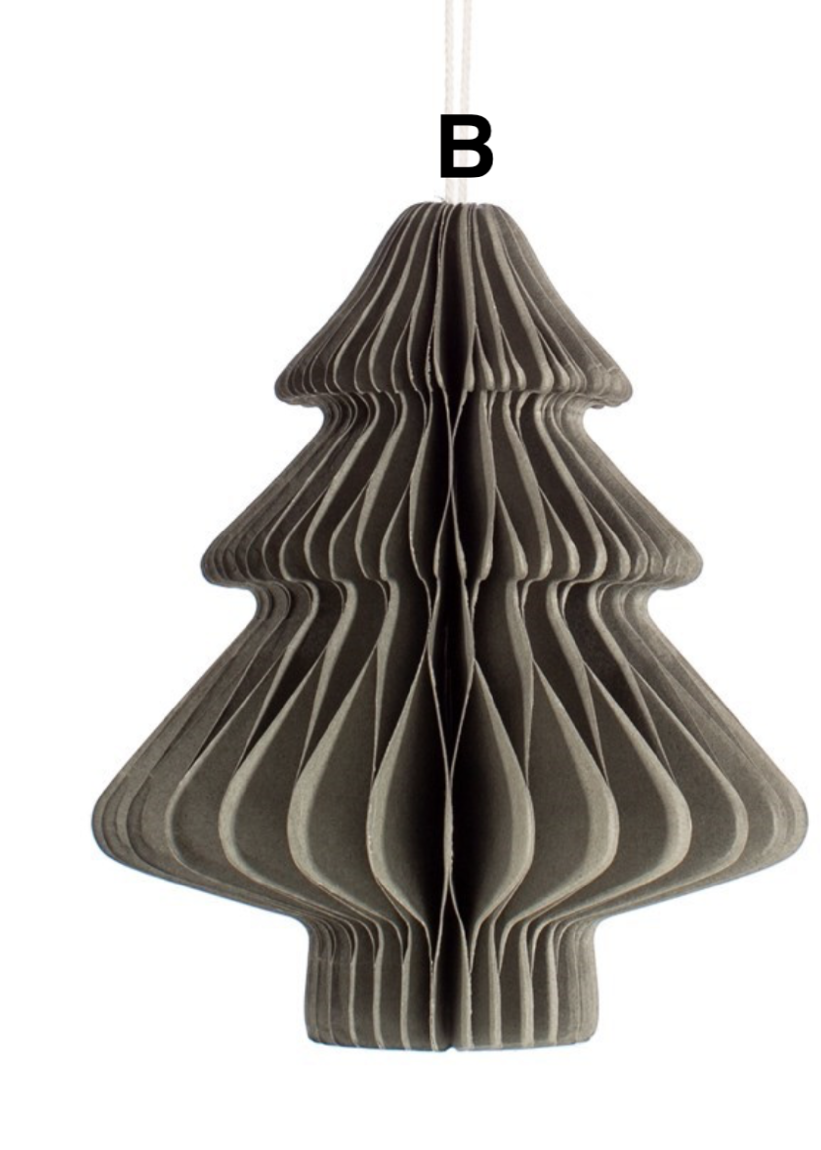 Sass & Belle Grey Tree or Diamond Paper Honeycomb Hanging Decoration (price is for one)