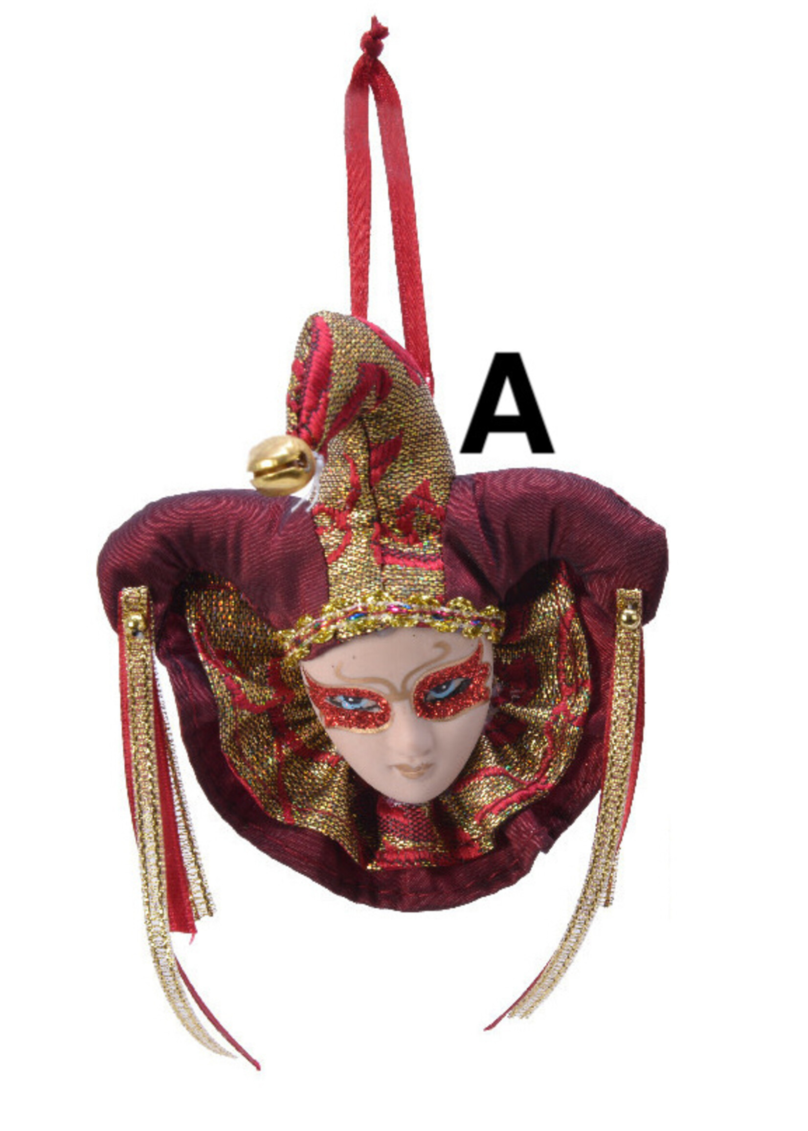 Kaemingk Harlequin Face Hanger - choice of 2 colours