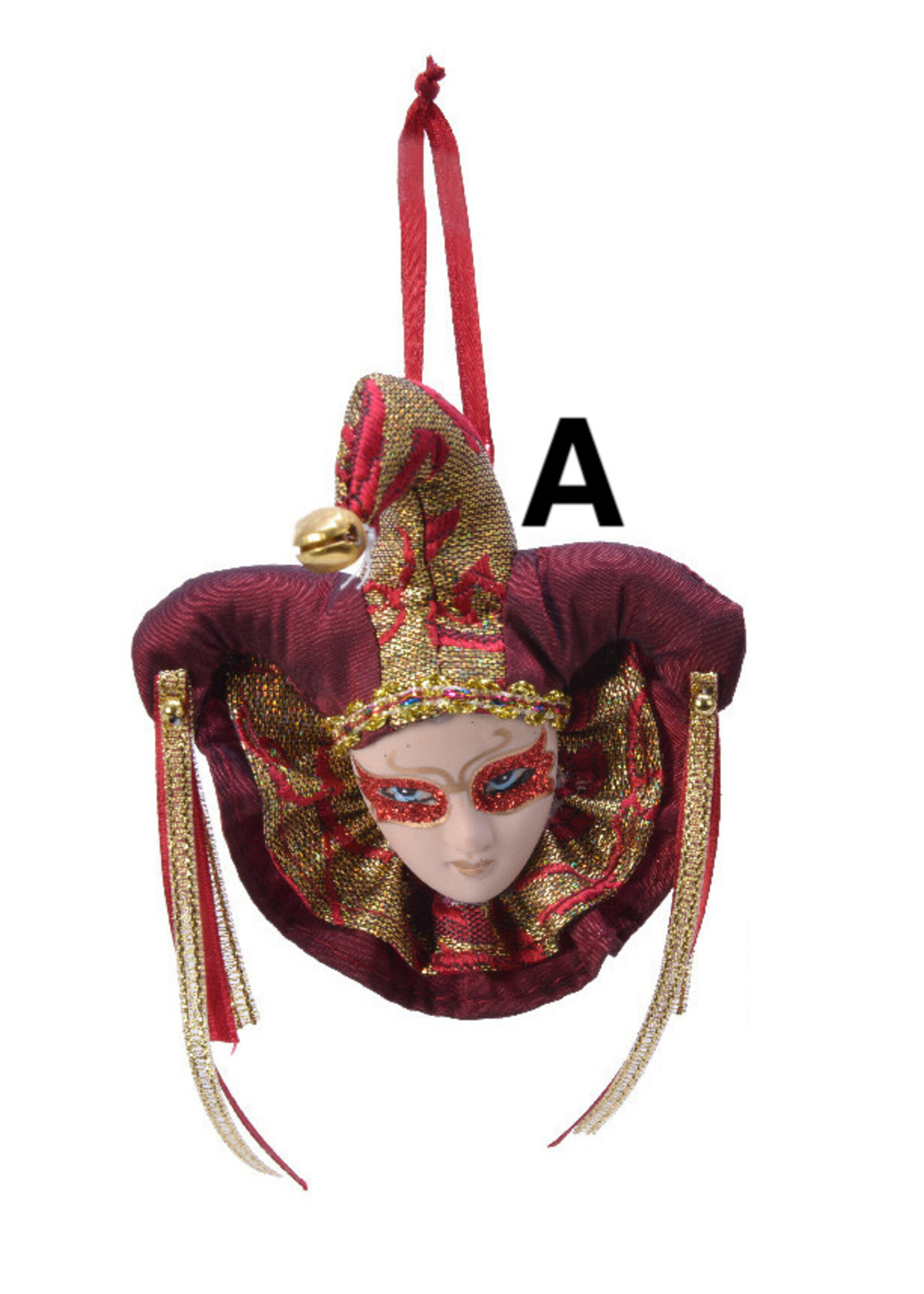 Kaemingk Harlequin Face Hanger - choice of 2 colours