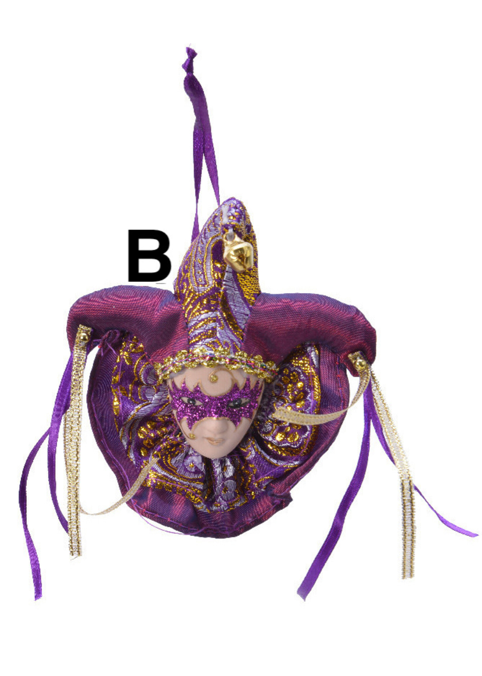 Kaemingk Harlequin Face Hanger - choice of 2 colours