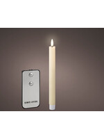 Lumineo LED Dinner Candle Set of 4 with Remote