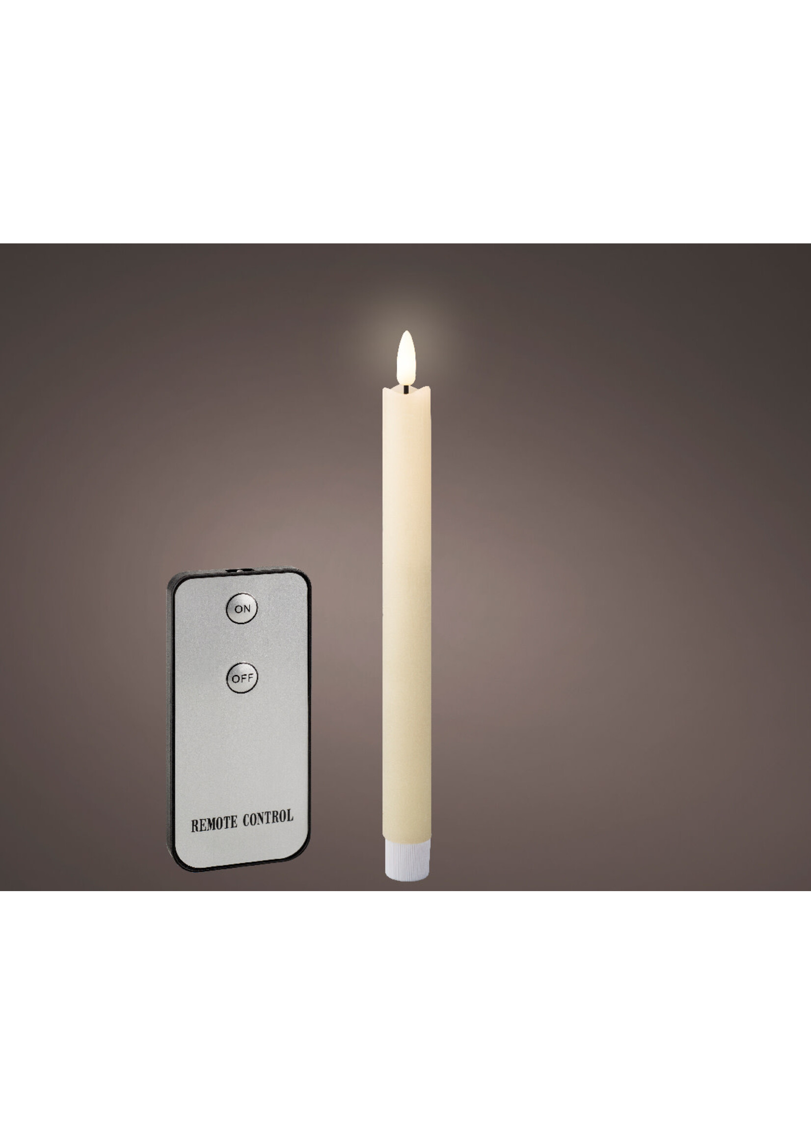 Lumineo LED Dinner Candle Set of 4 with Remote