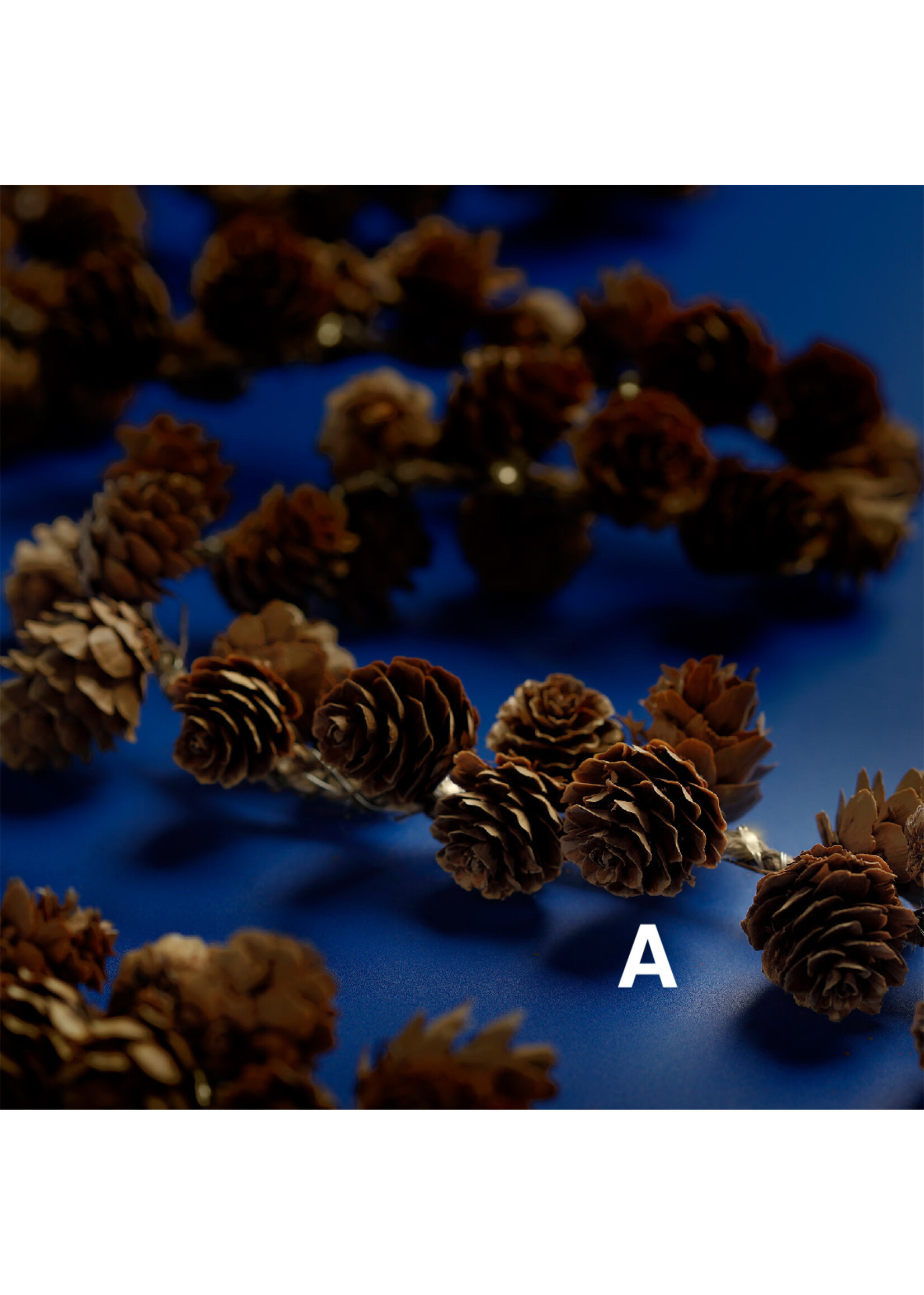 Lumineo Pinecone or Acorn LED Garland 1.1m 15 Lights - Price is for one