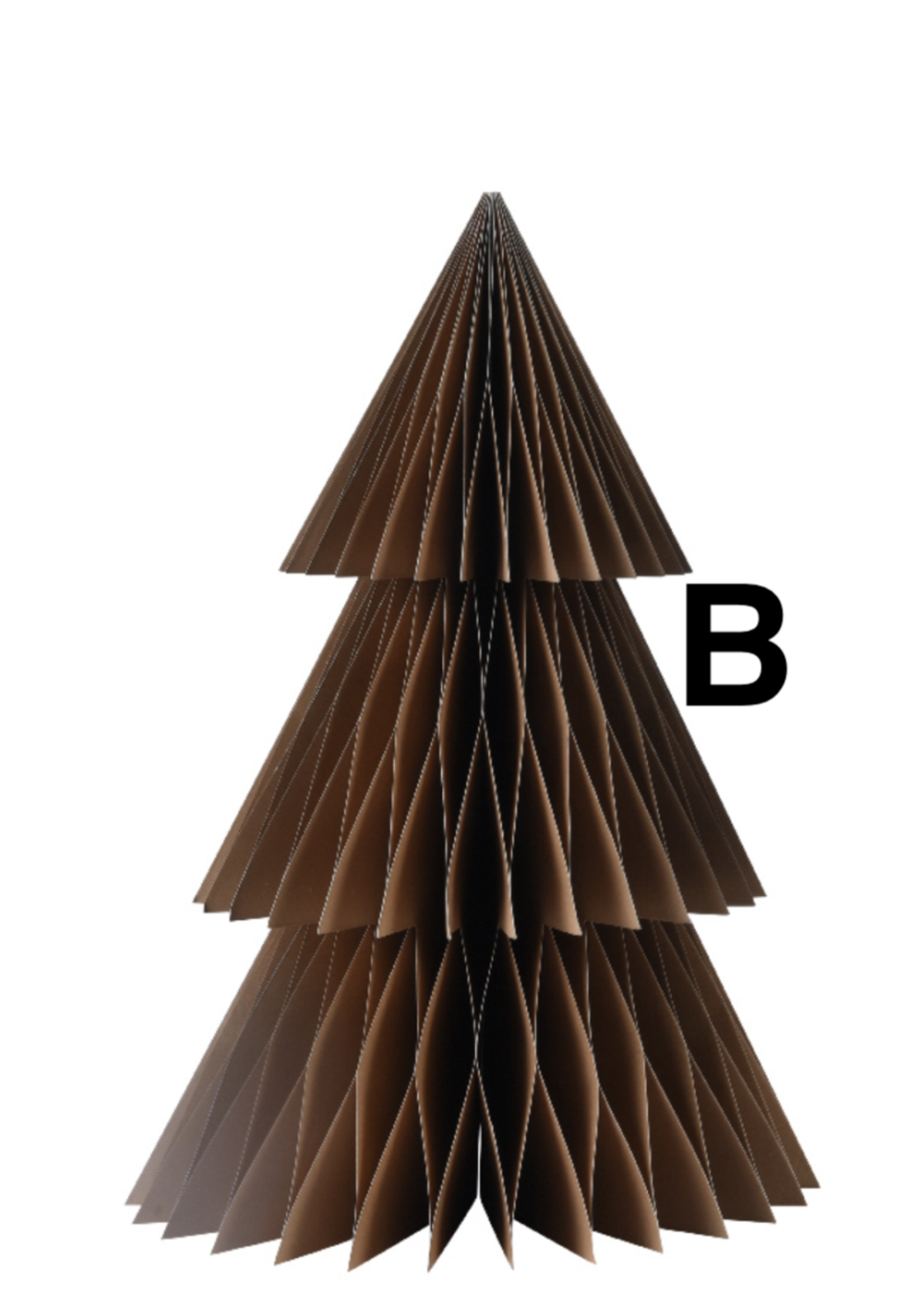 Decoris Paper Honey Comb Christmas Tree 60cm (price is for one)