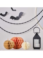 Ginger Ray Black Wooden Bead Halloween Garland
