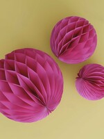 Ginger Ray Fuchsia Honeycomb Paper Decorations 3 pack