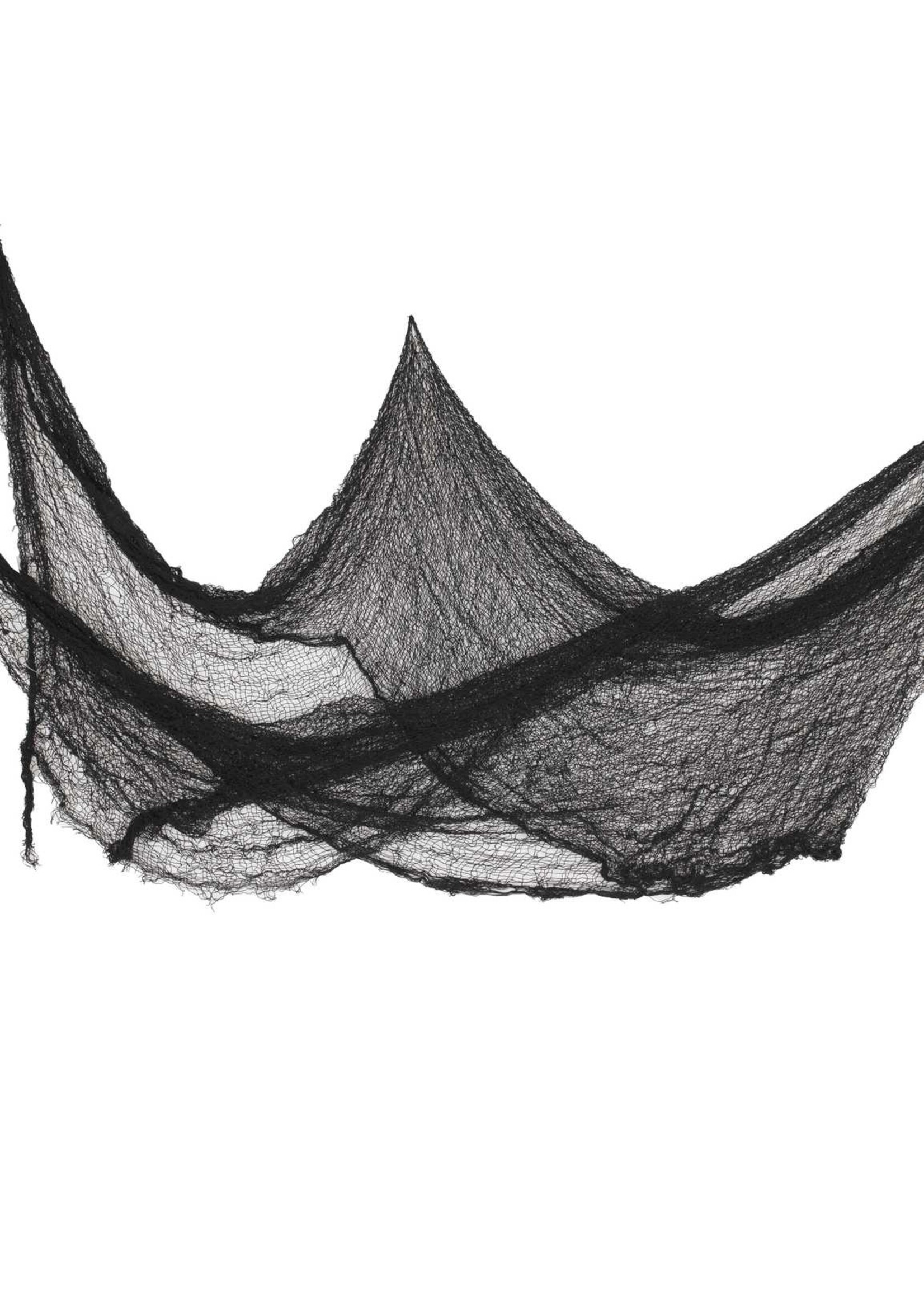 Ginger Ray Black Fabric Halloween Backdrop 3m