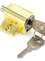 Securit Patio door lock brass S1054