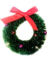 Premier Glitter Wreath Trim 9cm