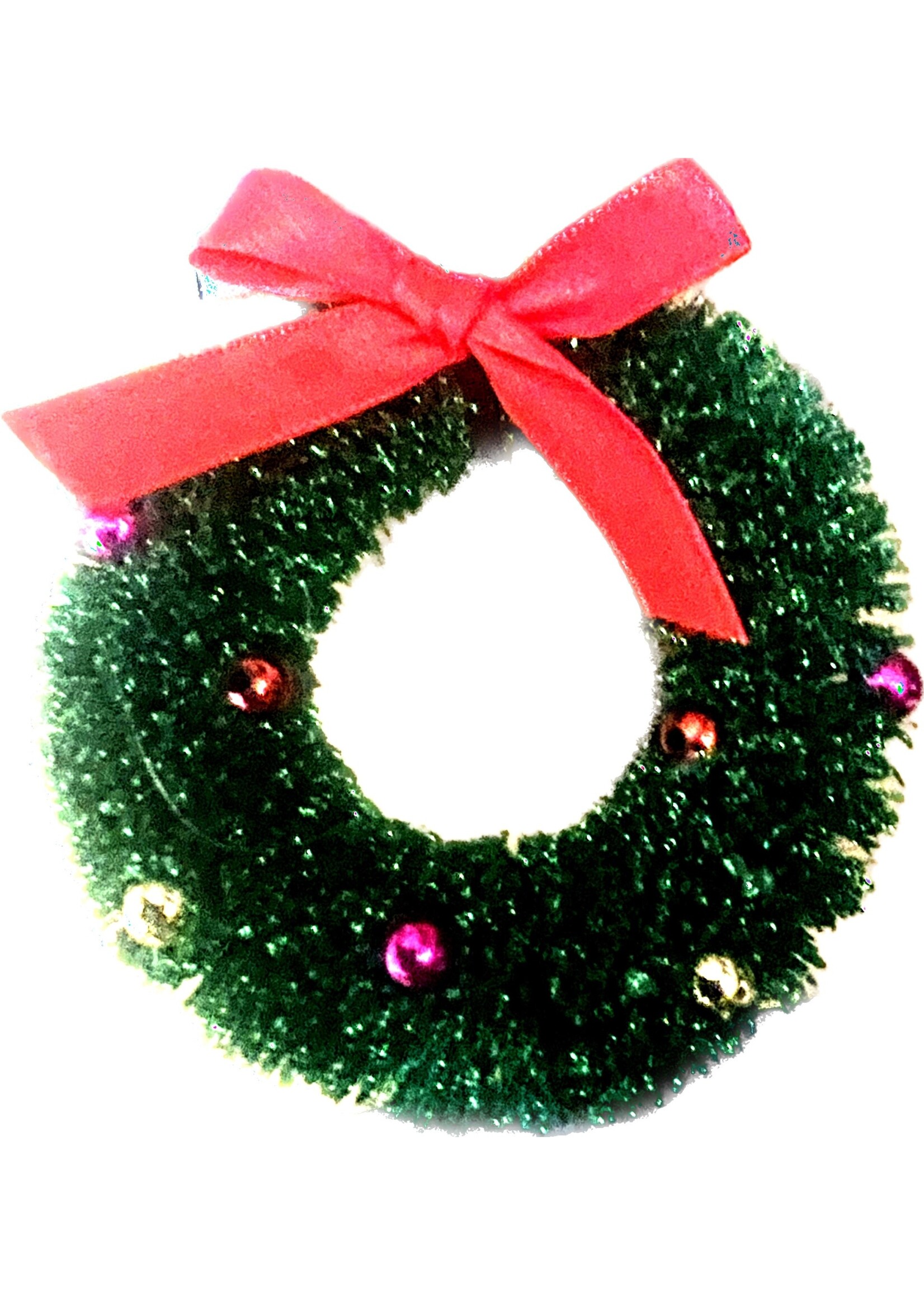 Premier Glitter Wreath Trim 9cm