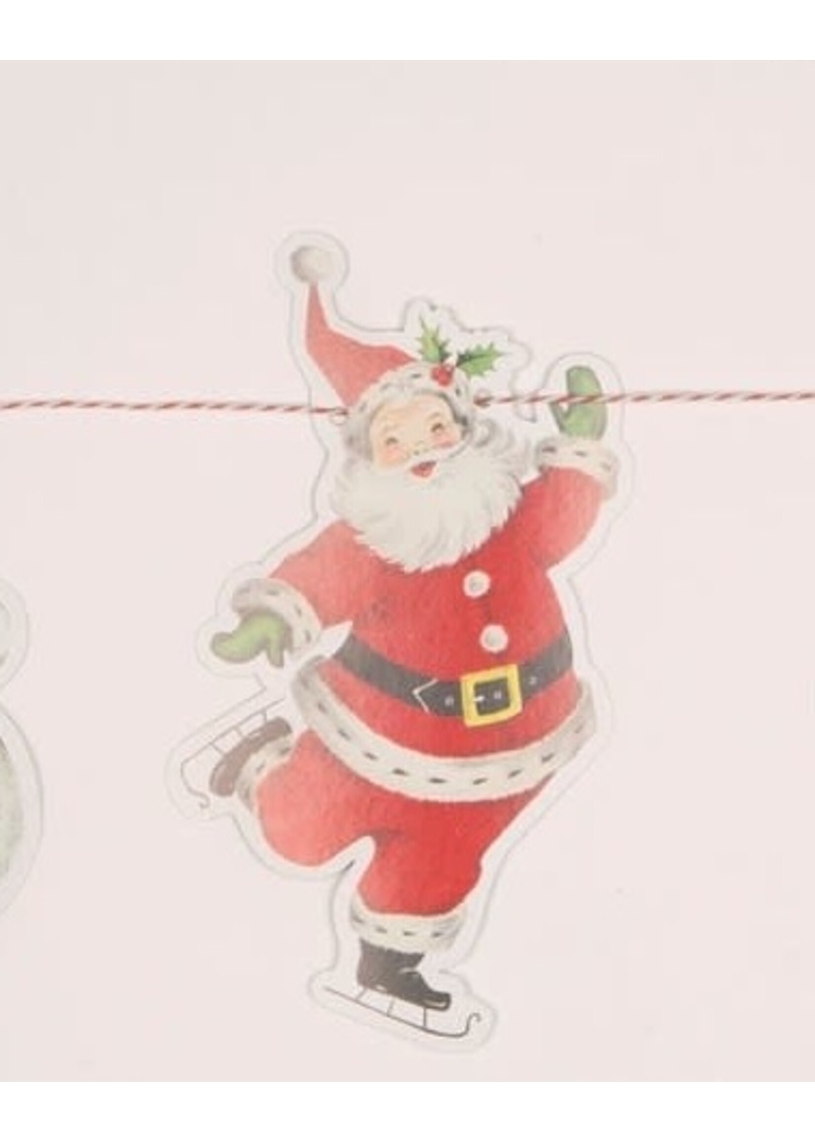 Sass & Belle Retro Christmas Paper Bunting