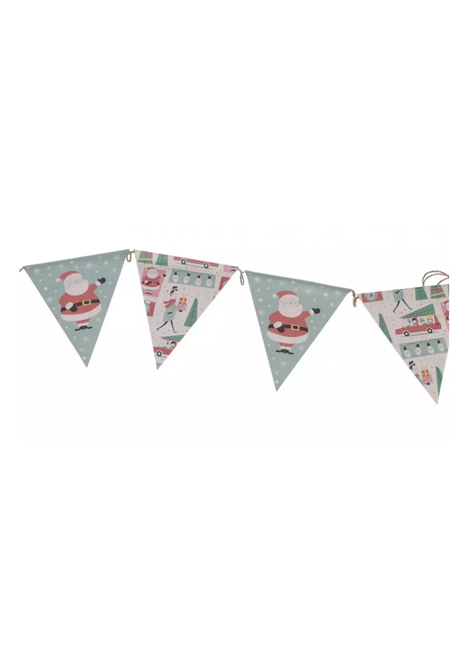 Rex Christmas bunting 5m with 15 flags