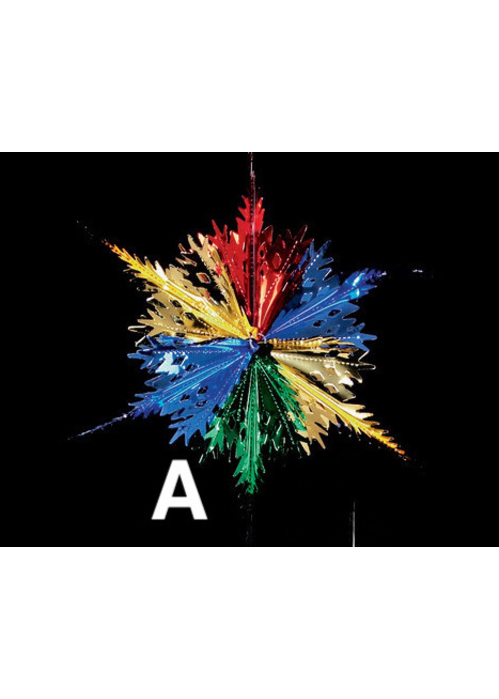 Premier Foil Decoration - Green / red / gold and Blue 40 cm