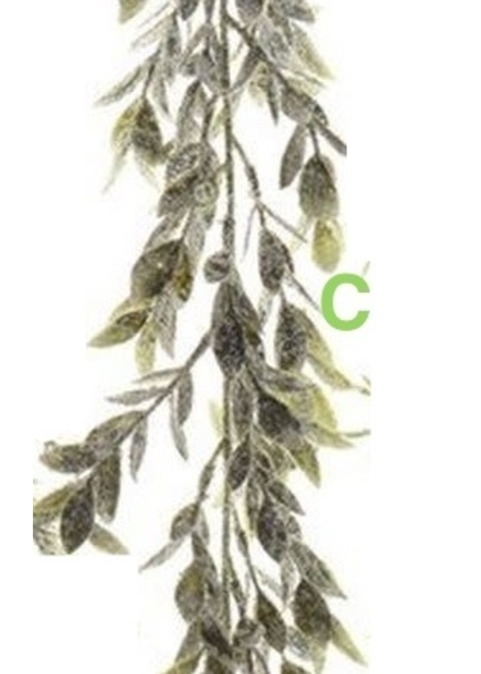 Everlands Snowy Foliage Garland  1.8m