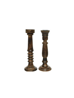 Decoris Mango Wood Candle Holder 45cm