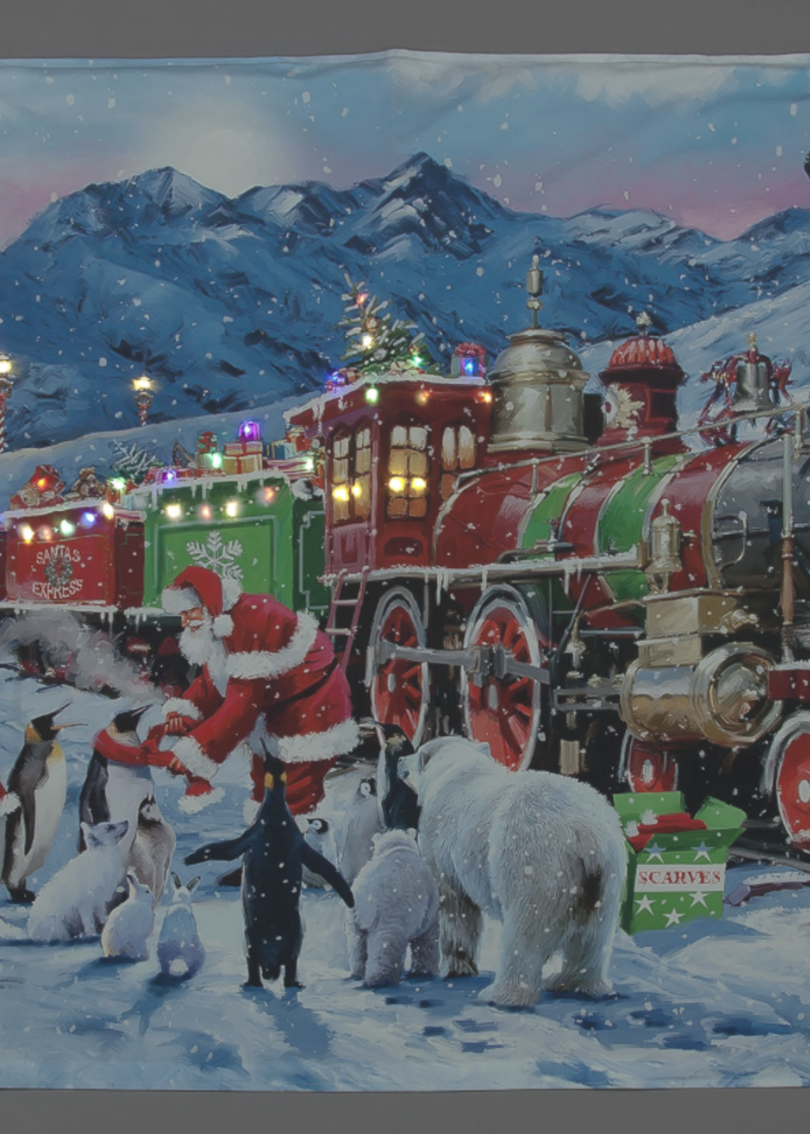 Snowtime Tapestry Santa Express North Pole