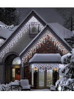 Snowtime White Icicle Chasing Lights 400 White LED Indoor/Outdoor