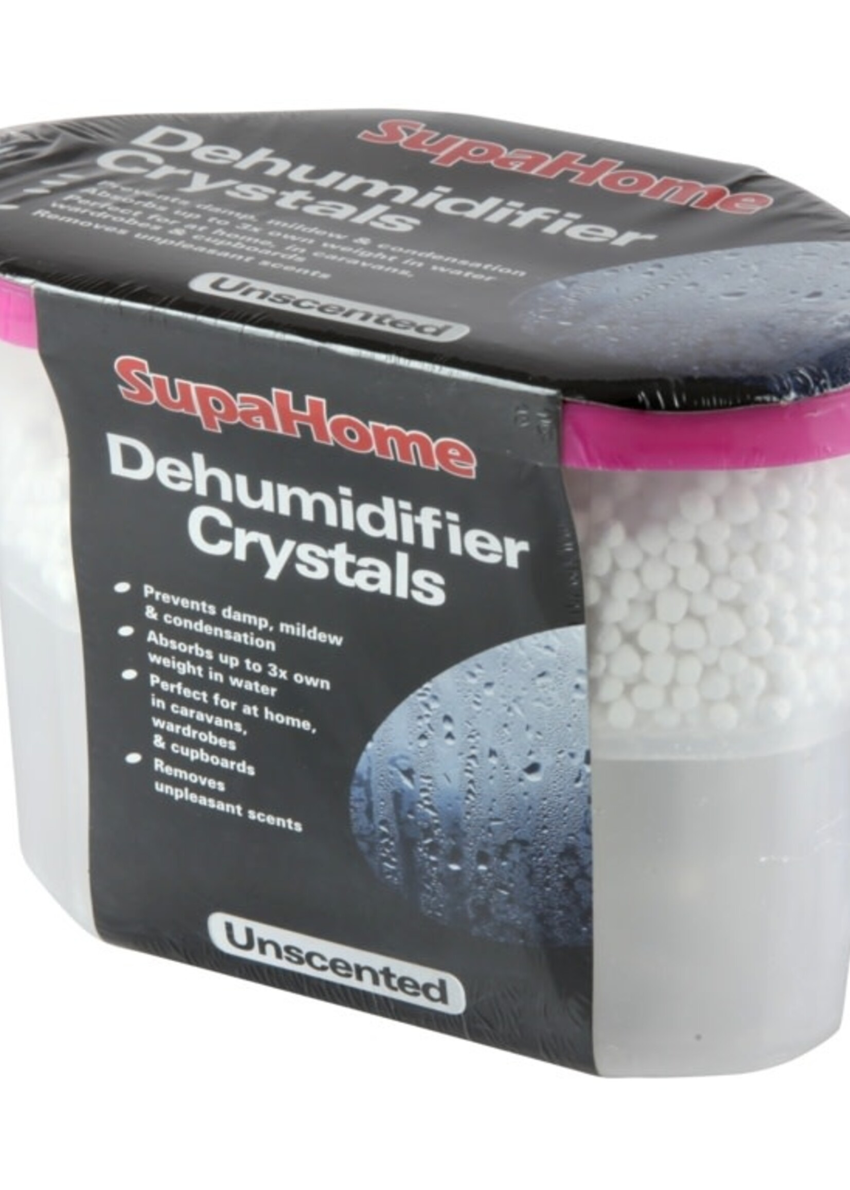 SupaHome Dehumidifier Moisture Trap with Crystals 250g