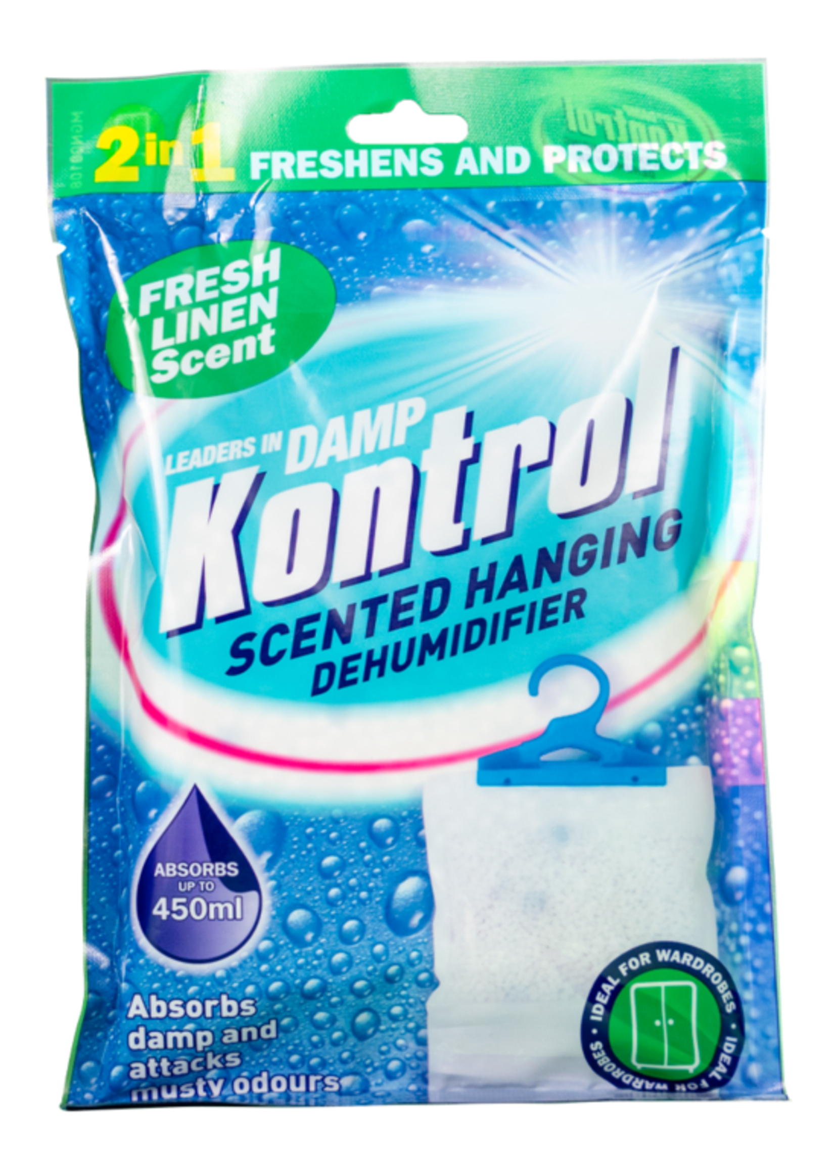 Kontrol (uk) Ltd Kontrol Scented Hanging Dehumidifier Fresh Linen