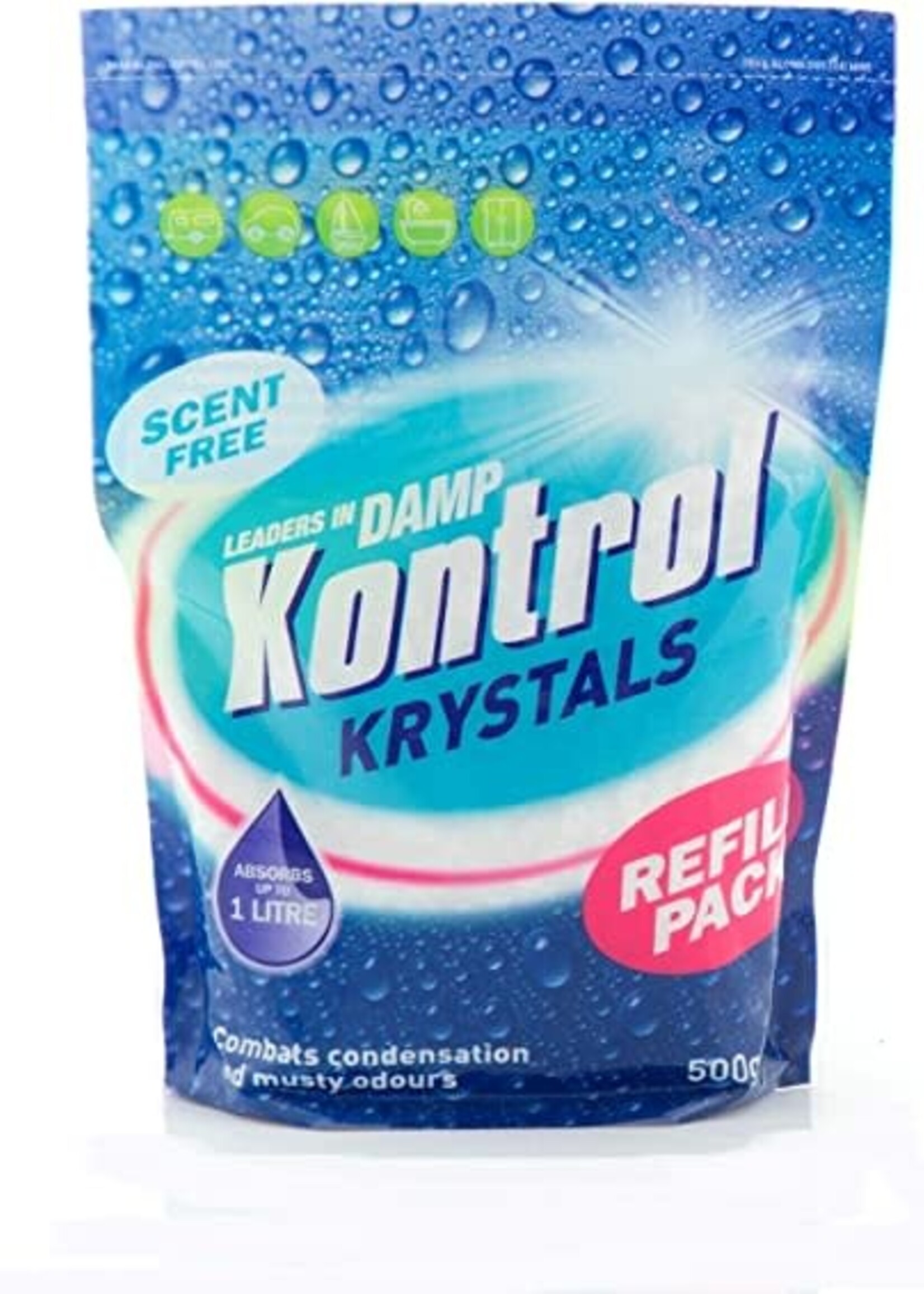Kontrol (uk) Ltd Kontrol Krystals Refill Pack Unscented 500g