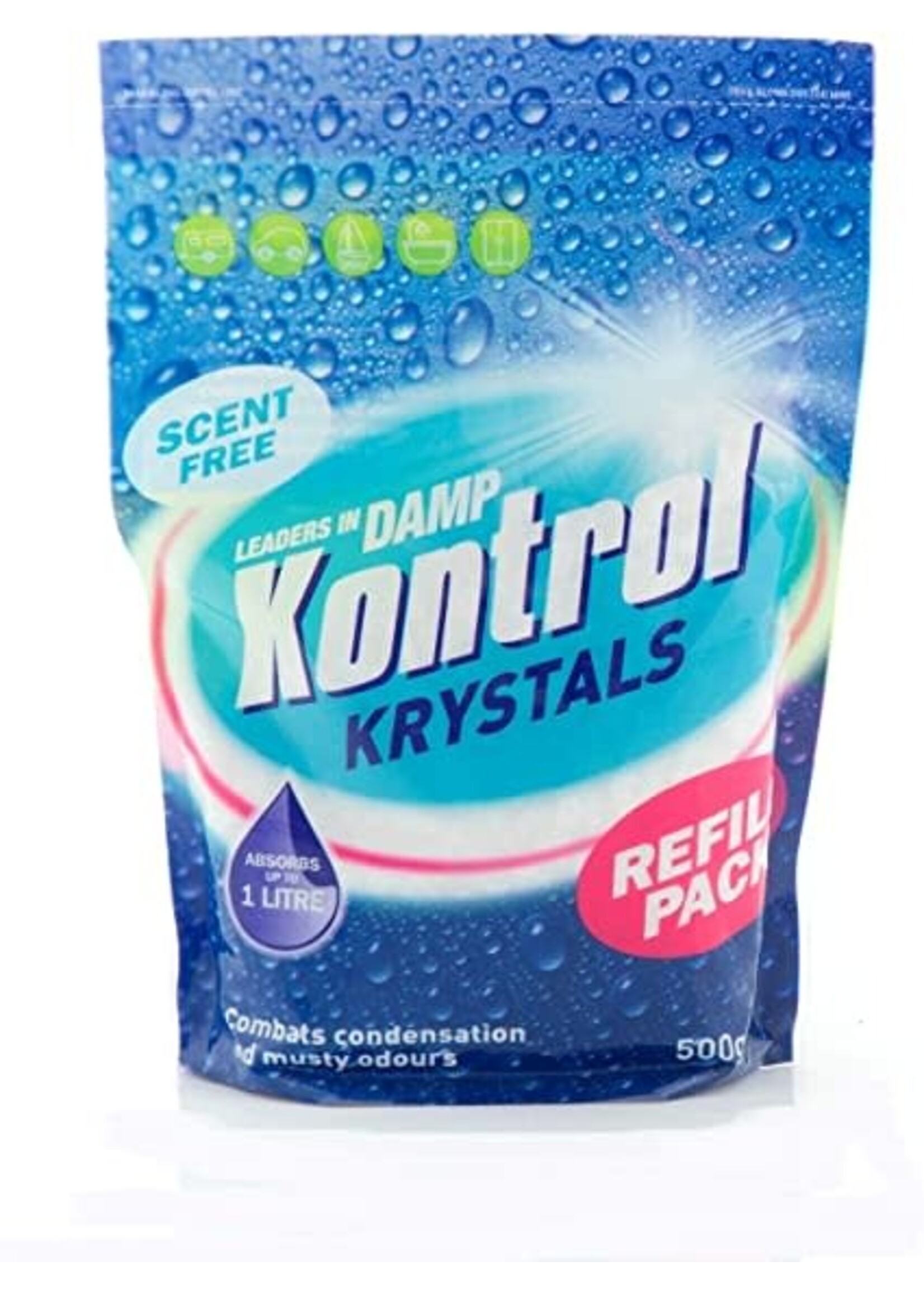 Kontrol (uk) Ltd Kontrol Krystals Refill Pack Unscented 500g