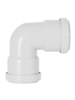 Davant Push-fit 90° Bend 32mm White