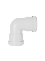 Securplumb Push-fit 90° Bend 32mm White