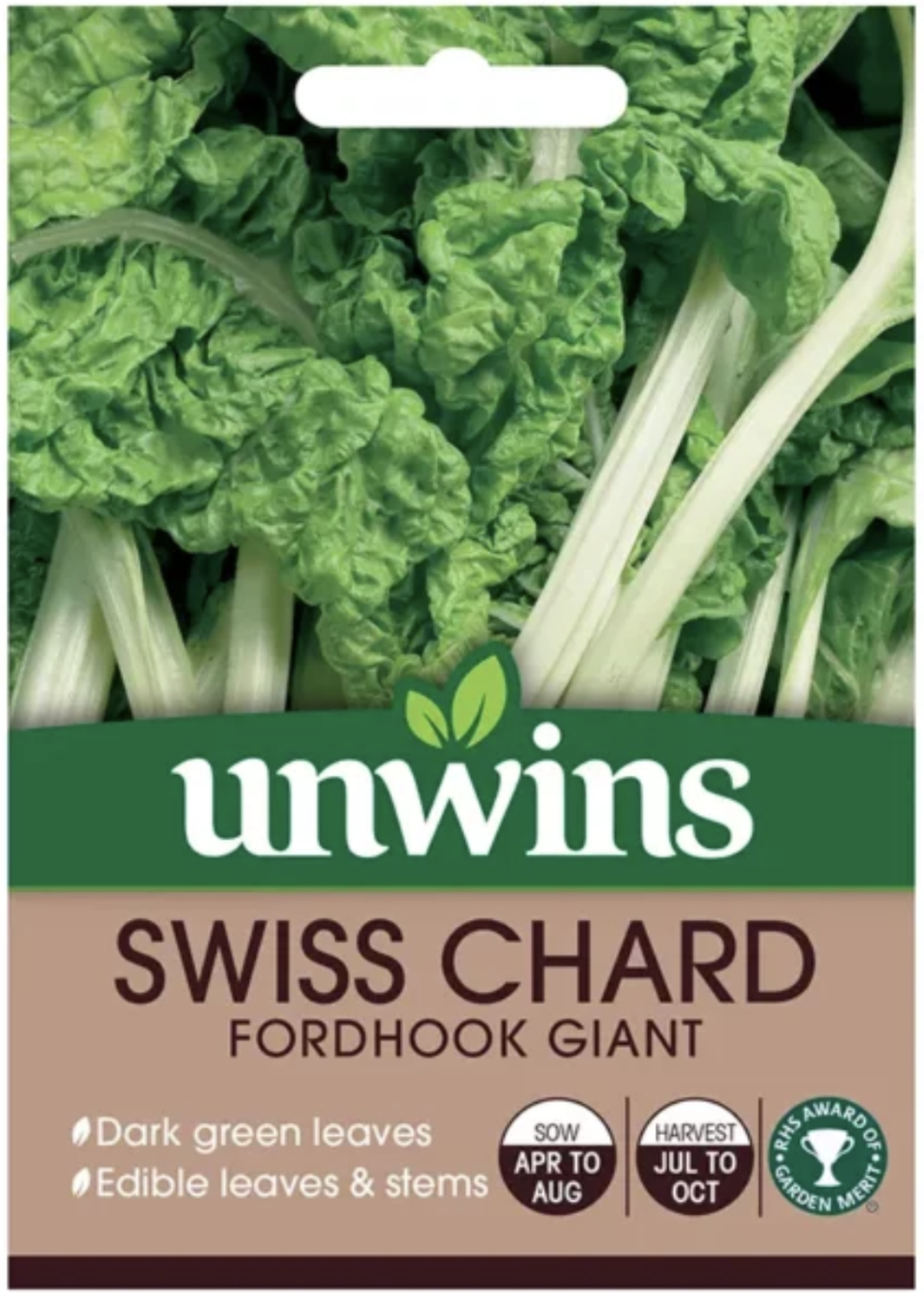 Unwins Swiss Chard - Fordhook Giant