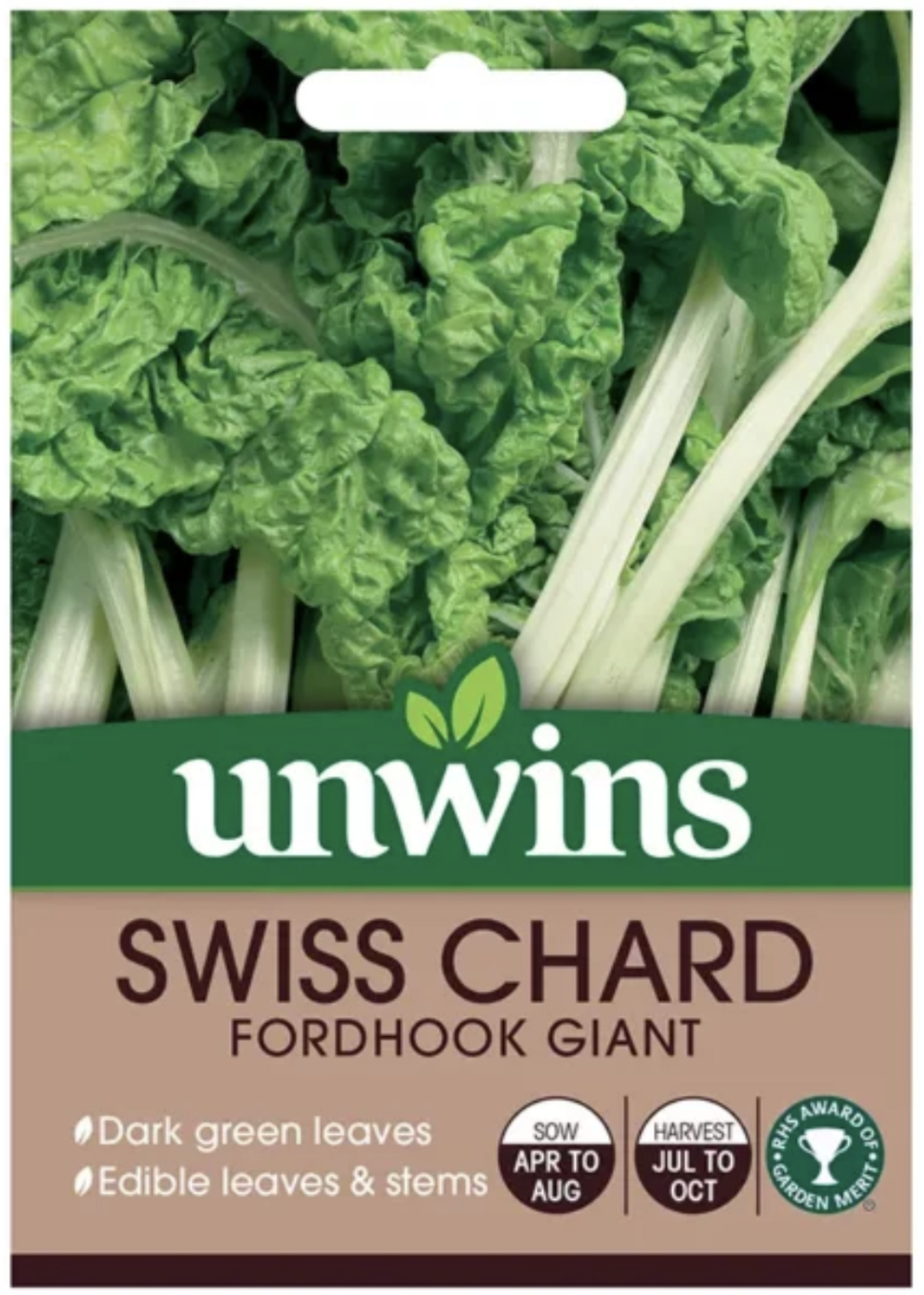 Unwins Swiss Chard - Fordhook Giant