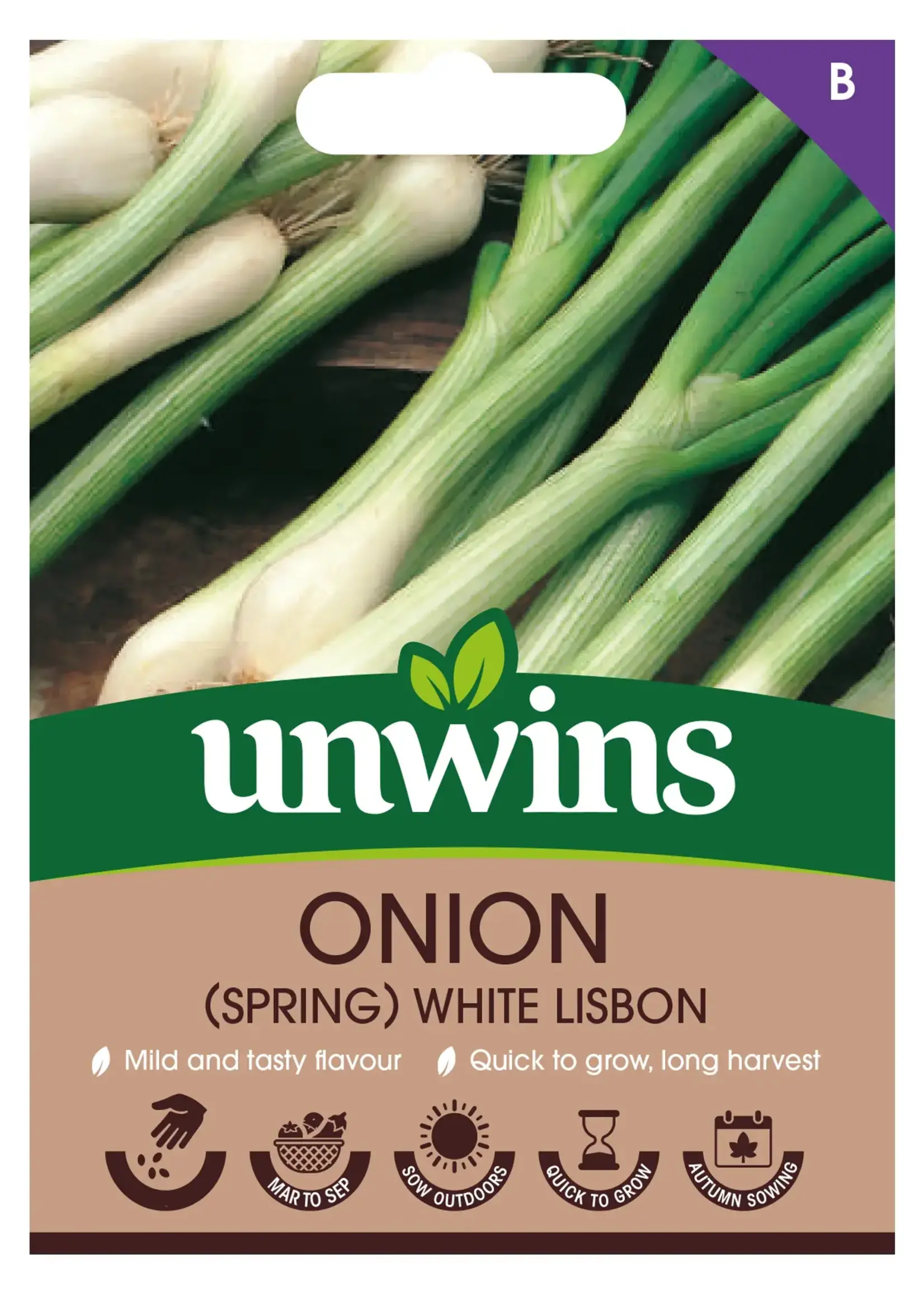 Unwins Onion (Spring) - White Lisbon