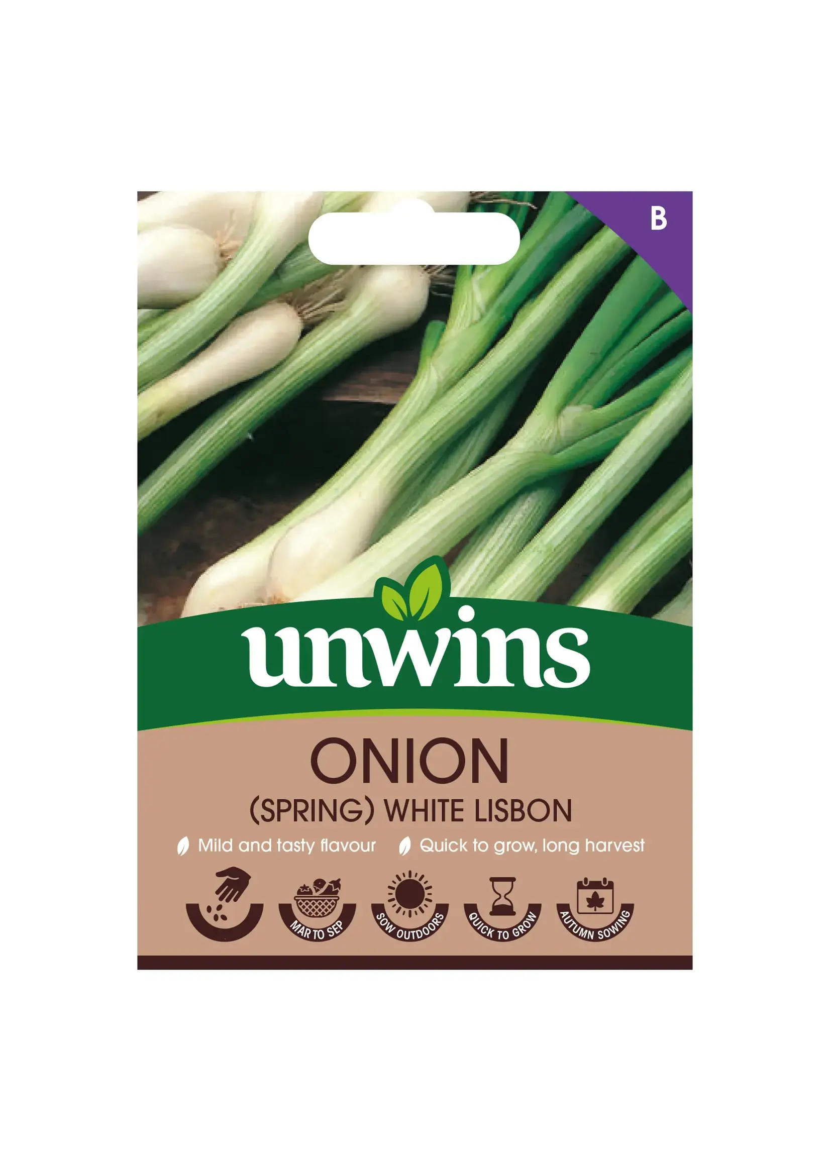 Unwins Onion (Spring) - White Lisbon
