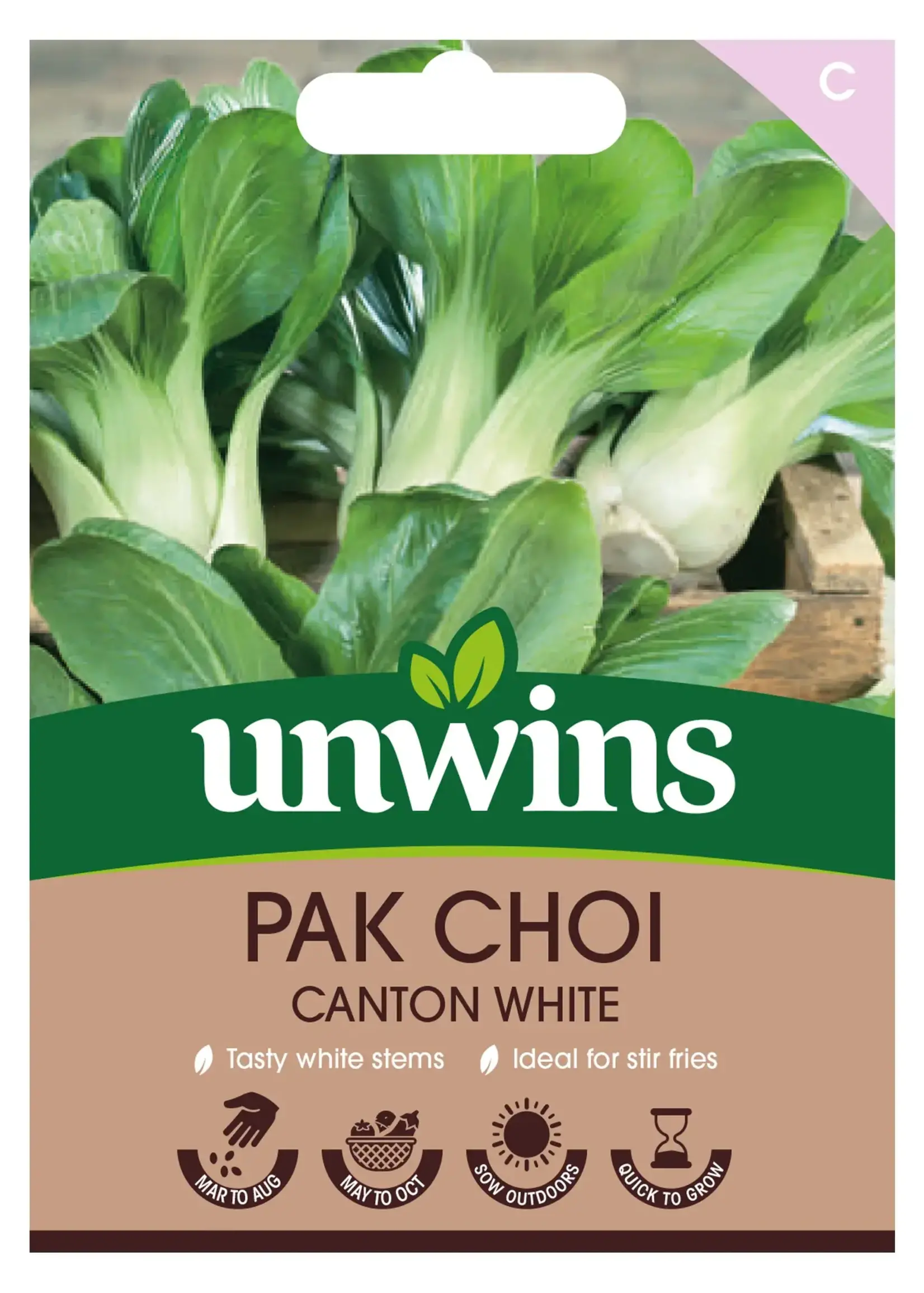 Unwins Pak Choi - Canton White