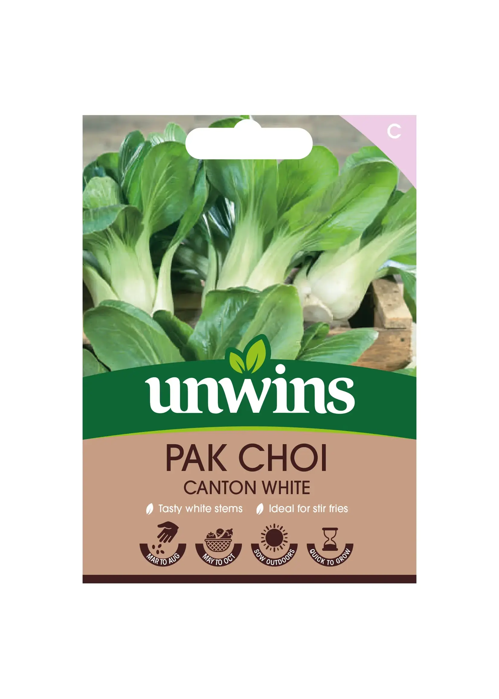Unwins Pak Choi - Canton White