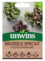 Unwins Brussels Sprout - Kalettes Garden Mix