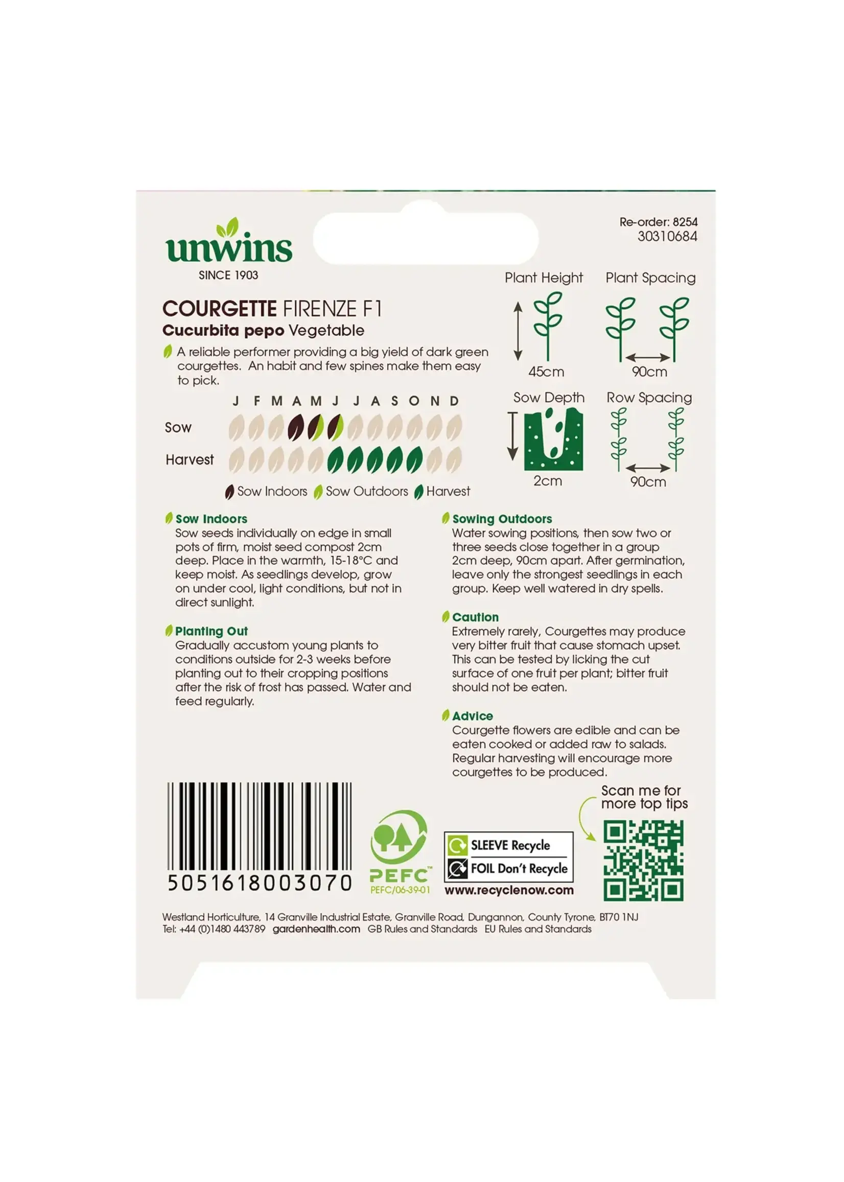 Unwins Courgette - Firenze F1