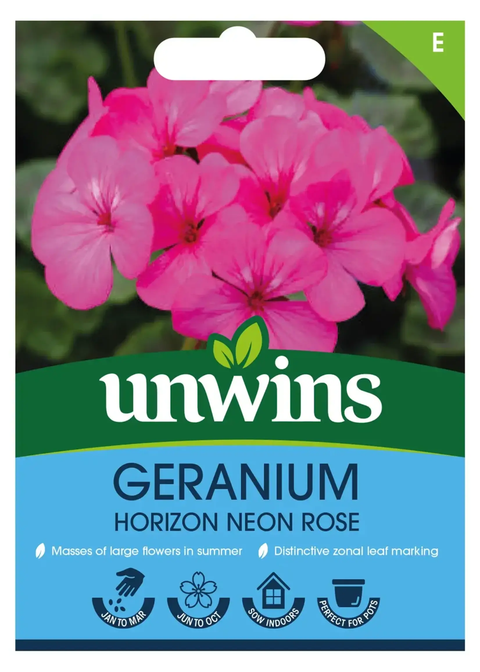 Unwins Geranium - Horizon Neon Rose