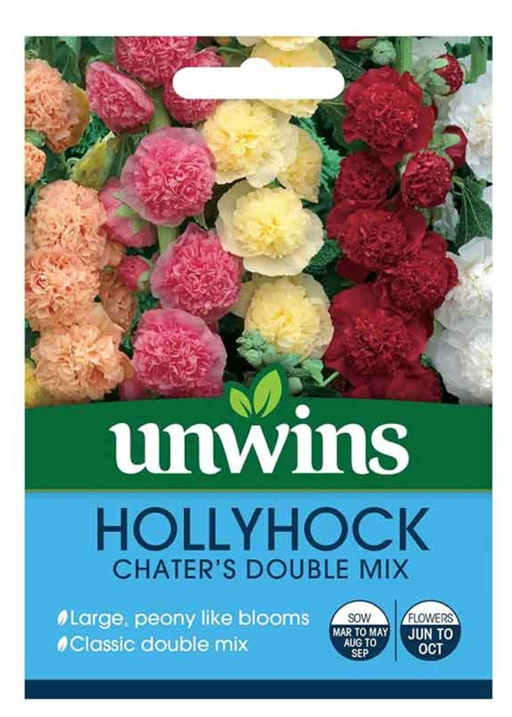 Unwins Hollyhock - Chater's Double Mix