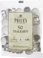 Price's Candles Tealights 4 hour 50 pack