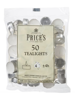 Price's Candles Tealights 4 hour 50 pack
