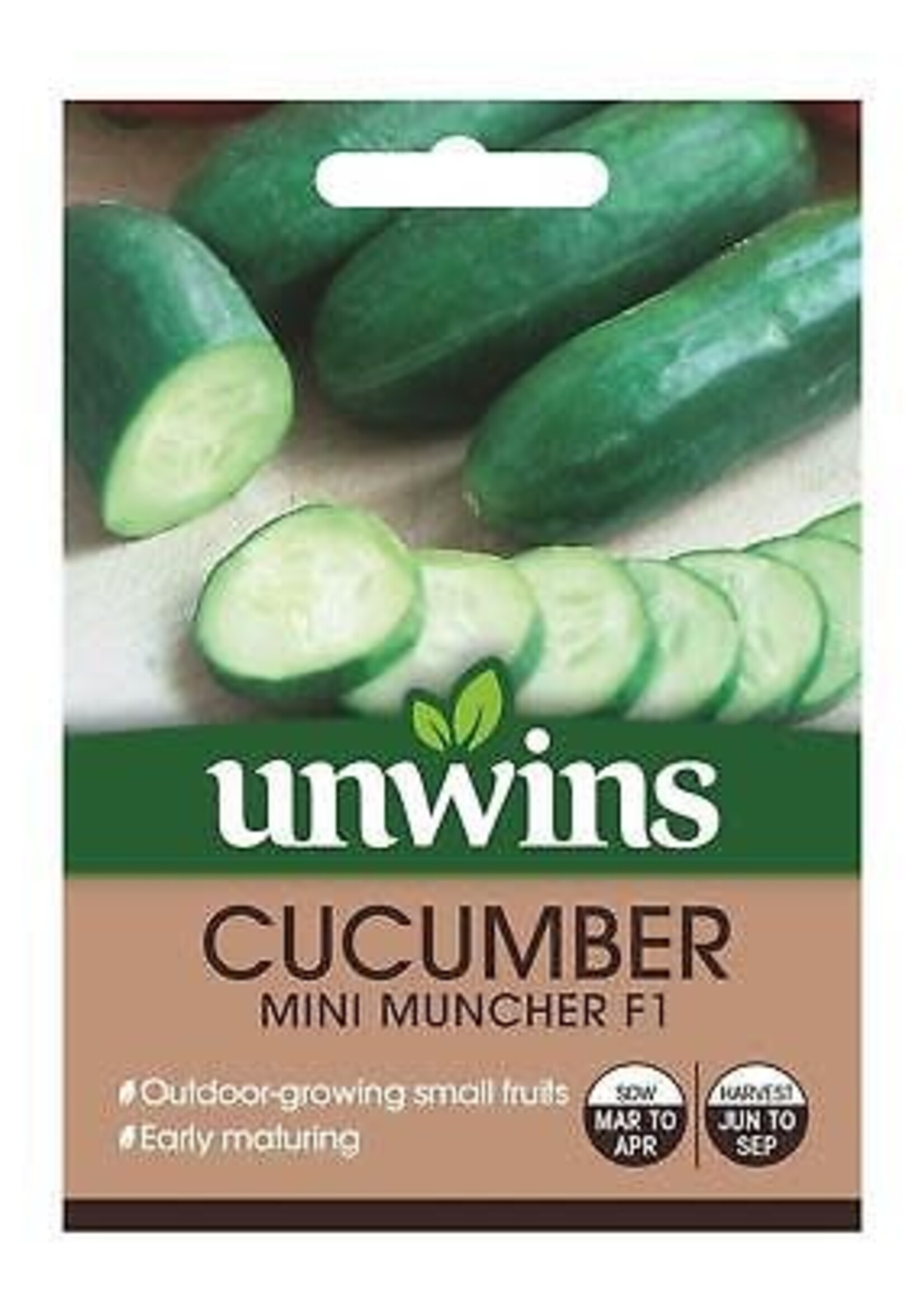 Unwins Cucumber - Mini Muncher F1