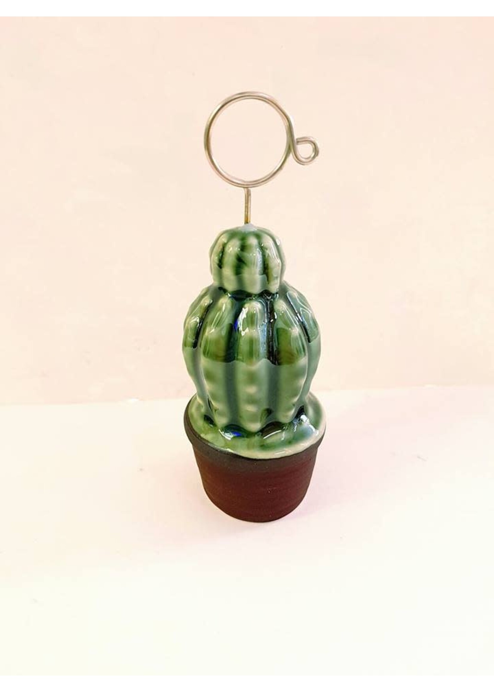 Kaemingk Table Place Name Holders Cactus Style - Round