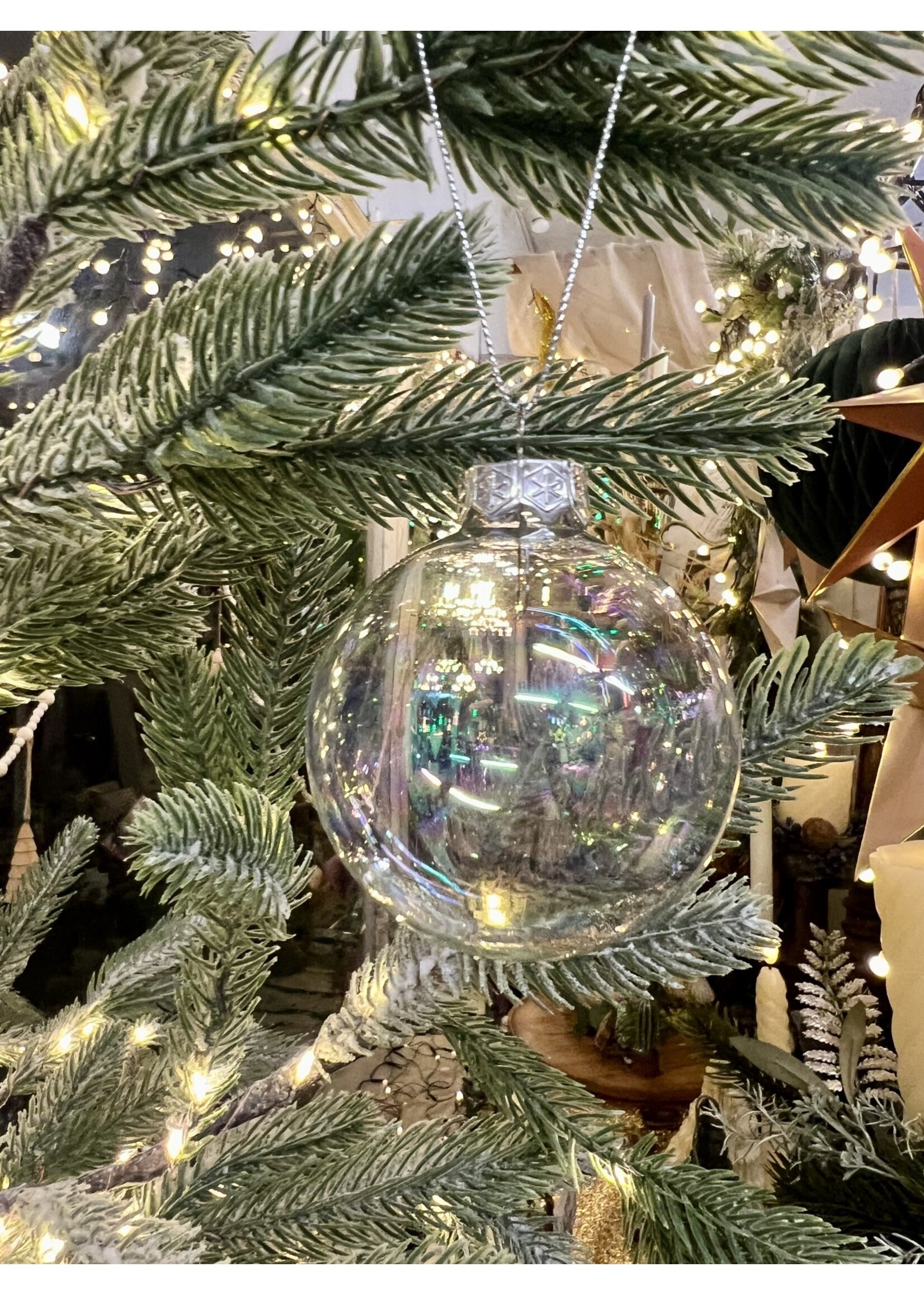 Decoris Clear Refillable Bauble 6cm
