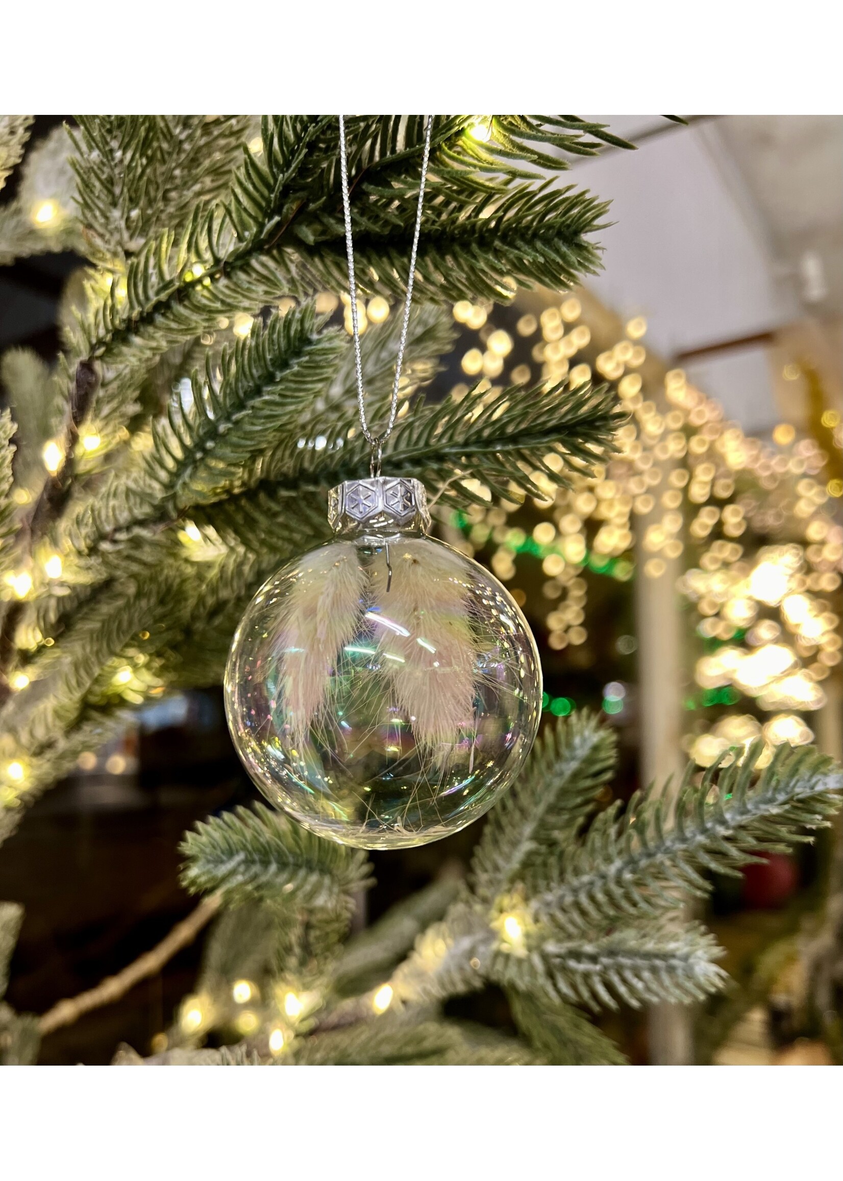 Decoris Clear Refillable Bauble 6cm