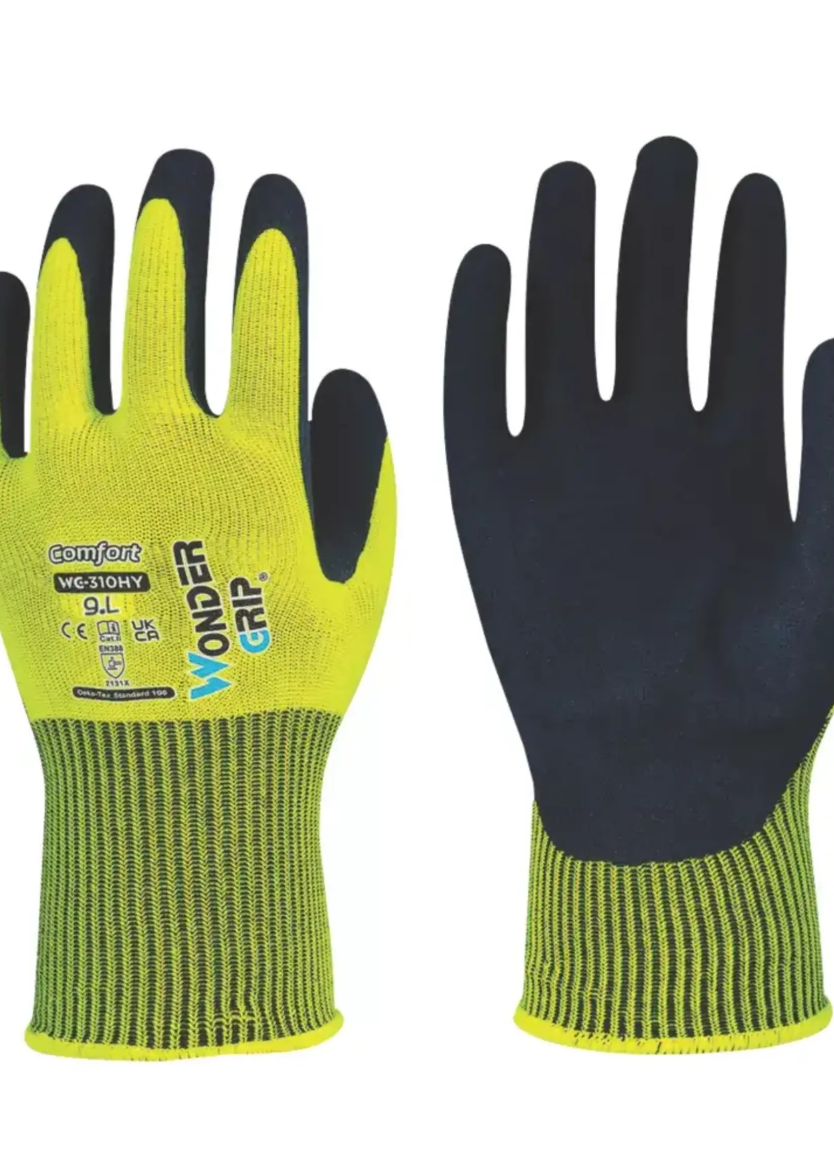 Wonder Grip Comfort Hi-Viz Yellow - WG310H