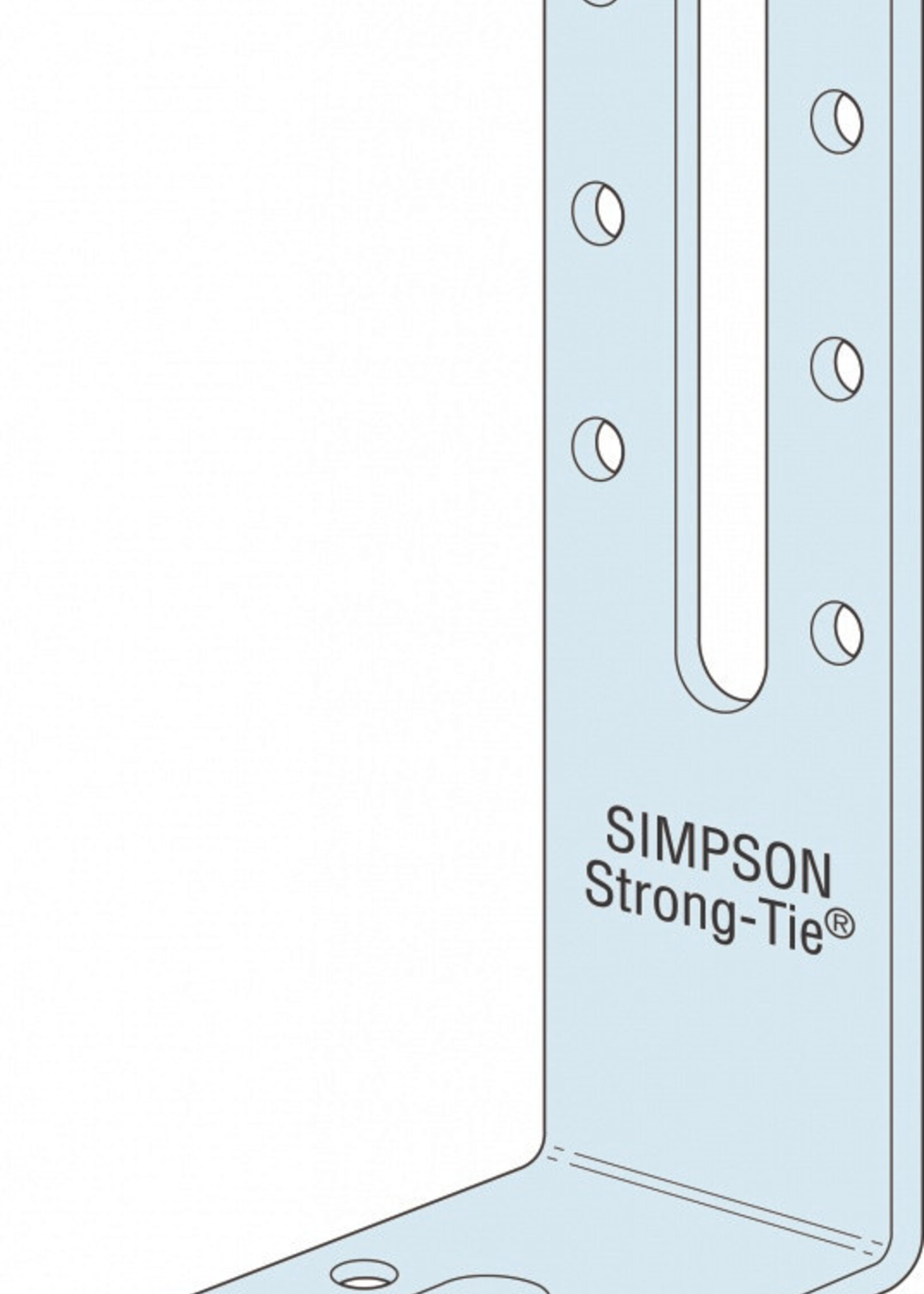 Simpson Strong Tie Strong Tie Adjustable Angle Bracket 98mm