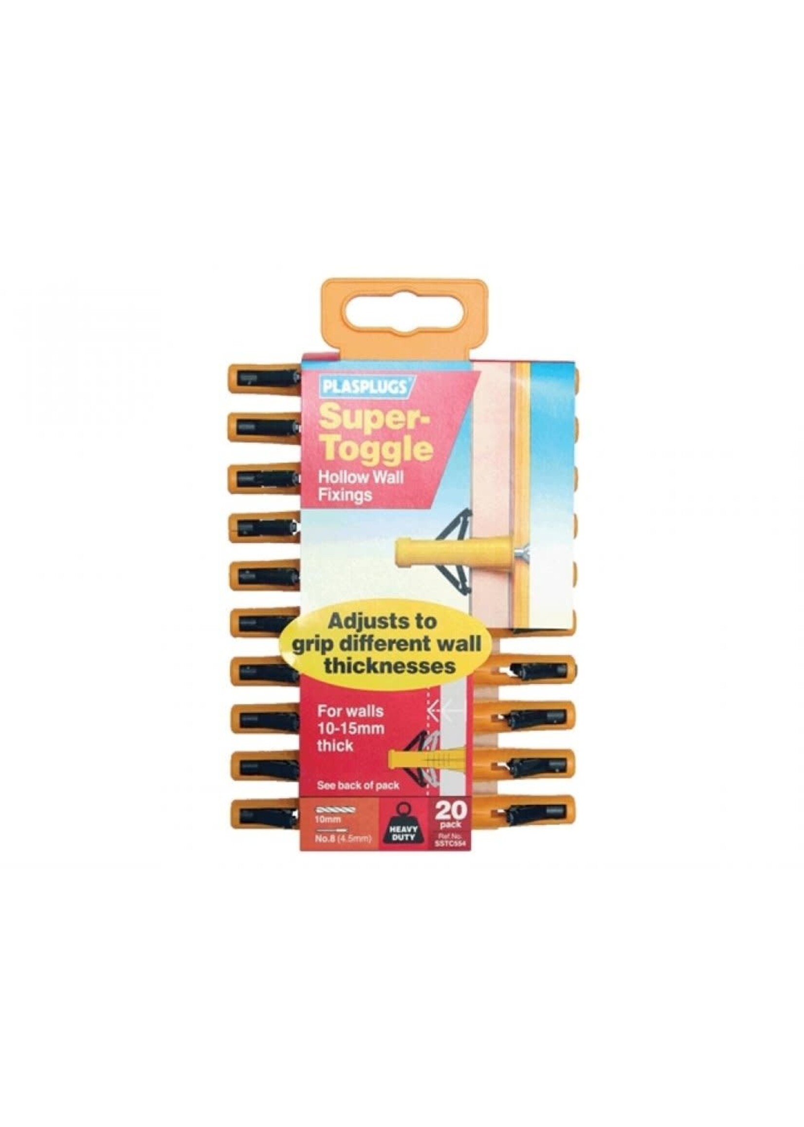 Plasplugs Plasplugs Super Toggle HD Anchors 20 Pack