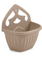 WhiteFurze Athens Wall Planter Taupe 32cm