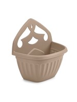 WhiteFurze Athens Wall Planter Taupe 32cm
