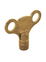 Radiator Key Brass Clock Style